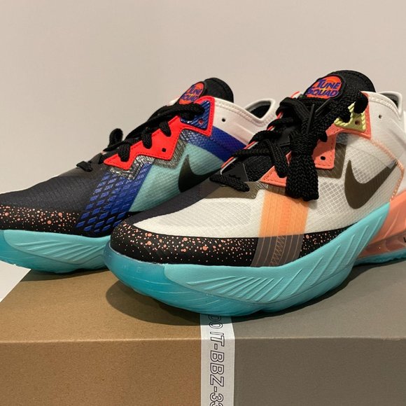 Nike LeBron 18 Low x Space Jam Summit White Size 7